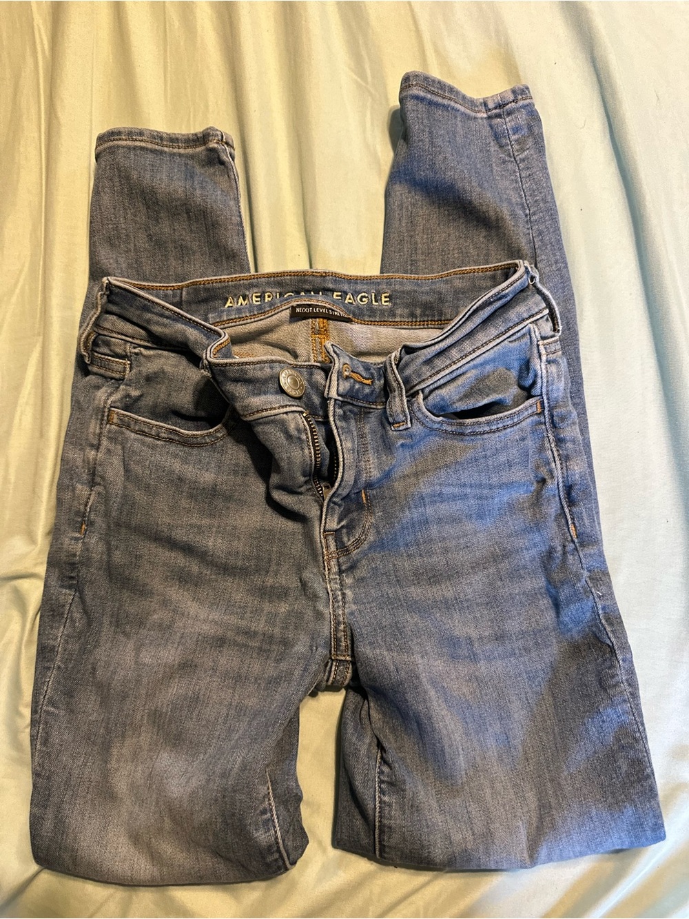 American Eagle Outfitters Women's Medium Blue Skinny Jeans